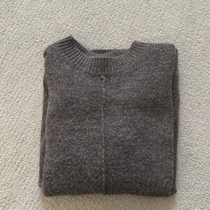 Brown top shop mock neck sweater